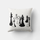 チェス駒ヴィンテージアート#2 クッション (裏面)
