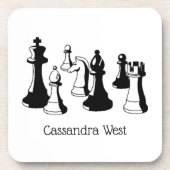 チェス駒ヴィンテージアート#2 コースター (正面)