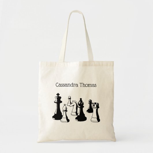 チェス駒ヴィンテージアート#2 トートバッグ (正面)