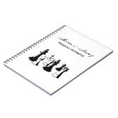 チェス駒ヴィンテージアート#2 ノートブック (左側)