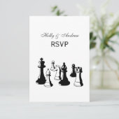 チェス駒ヴィンテージアート#2 出欠カード (スタンド正面)