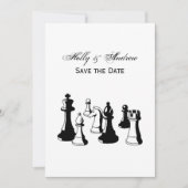 チェス駒ヴィンテージアート#2 招待状 (正面)