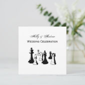 チェス駒ヴィンテージアート#2 招待状 (スタンド正面)