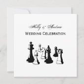 チェス駒ヴィンテージアート#2 招待状 (正面)