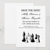 チェス駒ヴィンテージアート#2 招待状 (正面/裏面)