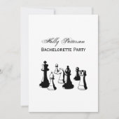 チェス駒ヴィンテージアート#2 招待状 (正面)