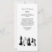 チェス駒ヴィンテージアート#2 招待状 (裏面)