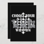 チェス駒戦略チェスプレーヤーを贈る シーズンカード (正面/裏面)