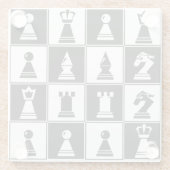 チェス駒 ガラスコースター (裏面)