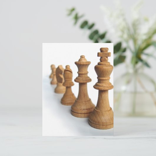 チェス駒 ポストカード (スタンド正面)