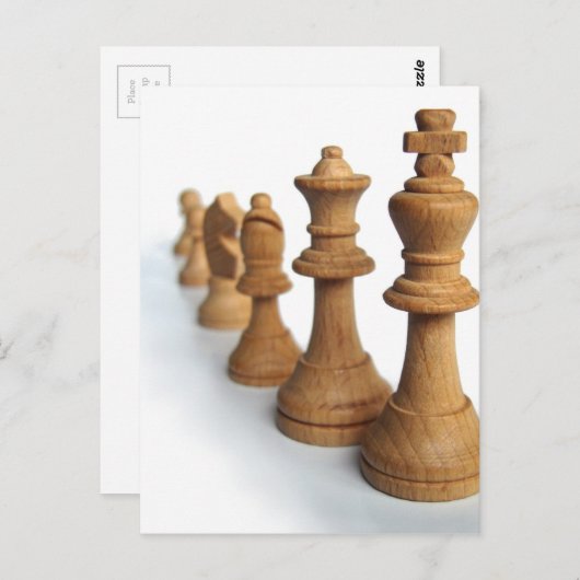 チェス駒 ポストカード (正面/裏面)