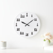 チェス駒 ラージ壁時計 (ホーム)