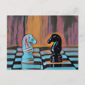 チェス騎士団ポップ・アートの術 ポストカード (正面)