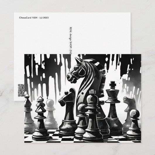 チェス1024 ポストカード (正面/裏面)