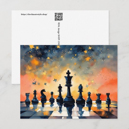 チェス1025 ポストカード (正面/裏面)