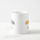 (チェス)ありません生命のゲームの担保が考えて下さい コーヒーマグカップ (中央)