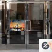 チェス ウィンドウサイン (オフィスドア)