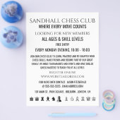 チェス·クラブのチ広告ラシ チラシ (シングル)