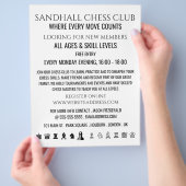 チェス·クラブのチ広告ラシ チラシ (手)