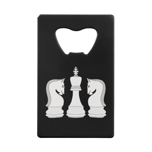 チェス クレジットカード栓抜き (正面)