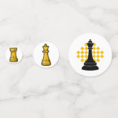 チェス コイン テーブル コンフェッティ (裏面)