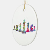 チェス セラミックオーナメント (左)