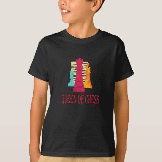 チェス – チェスのクイーン Tシャツ (正面)
