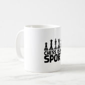 チェス – チェスは私のスポーツ コーヒーマグカップ (正面左)