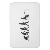 チェス – チェスプレーヤーの進化 バスマット (正面縦)