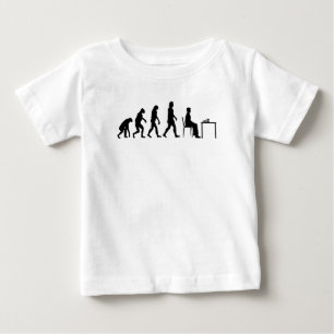 チェス – チェスプレーヤーの進化 ベビーTシャツ