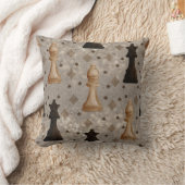 チェス、チェス駒、キング写真 クッション (ブランケット)