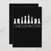チェス - チェス・マスター 招待状 (正面/裏面)