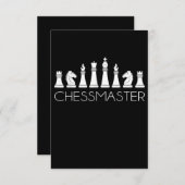 チェス - チェス・マスター 招待状 (正面/裏面)