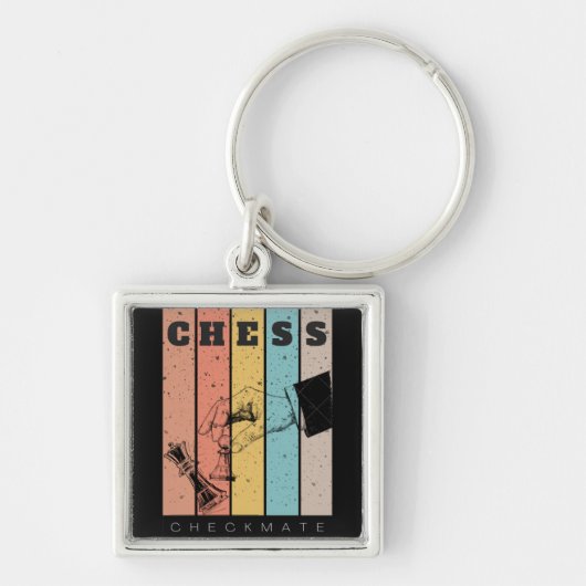チェス – チェックメイト キーホルダー (正面)