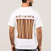 チェス・ツー・バックギャモン Tシャツ (裏面)