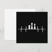 チェス ハートビート チェス ピース 招待状 (正面/裏面)