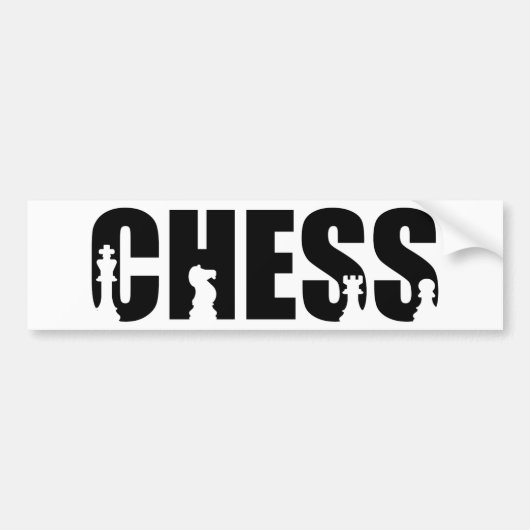 チェス バンパーステッカー (正面)