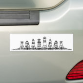 チェス バンパーステッカー (車上)