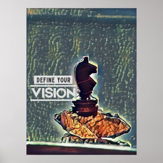 チェス – ビジョンの定義 ポスター (正面)
