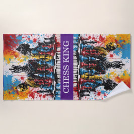 チェス ビーチタオル