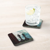 チェス·ピース·キングとクイーン·ラブ·カップル コースター (右側)