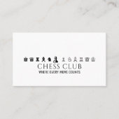 チェス・ピース、チェス・クラブ 名刺 (正面)
