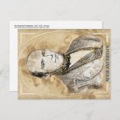 チェス・プレーヤーのアドルフ・アンデルセン、 ポストカード (正面/裏面)