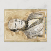 チェス・プレーヤーのアドルフ・アンデルセン、 ポストカード (正面)