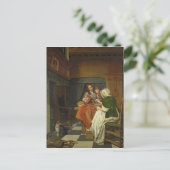 チェス・プレーヤー, c.1670 ポストカード (スタンド正面)