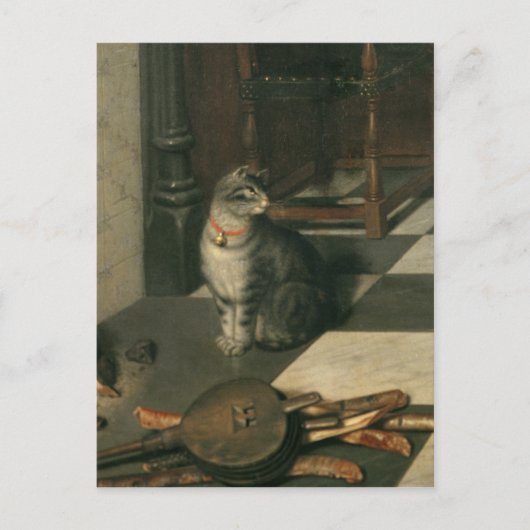 チェス・プレーヤー， c.1670 ポストカード (正面)