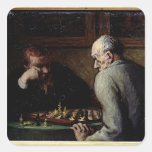 チェス・プレーヤー, c.1863-67 スクエアシール