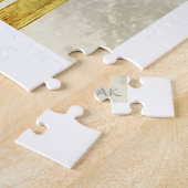 チェス&ボウヴィンテージ素朴孔雀イラストレーション ジグソーパズル (側面)