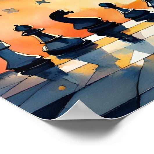 チェス ポスター (角)