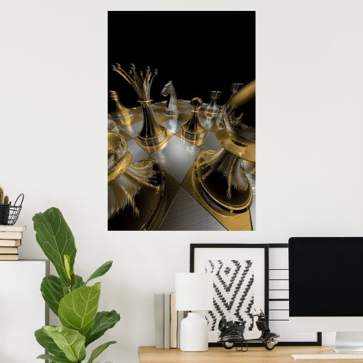 チェス ポスター (ホームオフィス)